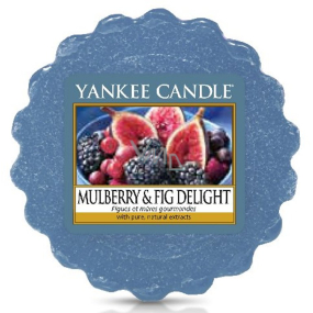 Yankee Candle Mulberry & Fig Delight - Lahodné moruše a figy vonný vosk do aromalampy 22 g