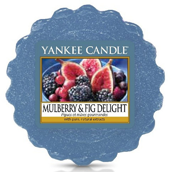 Yankee Candle Mulberry & Fig Delight - Lahodné moruše a figy vonný vosk do aromalampy 22 g