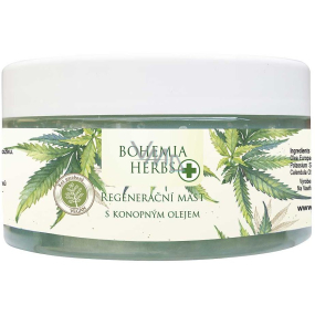 Bohemia Gifts Cannabis Konopný olej regeneračný masť pre suchú a popraskanú pokožku 100 ml