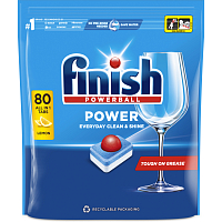 Finish tablety do umývačky All in 1 Max Citron, 80 ks
