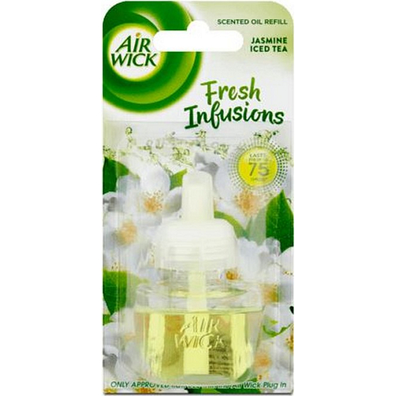 Air Wick Fresh Infusions Jasmine Iced Tea - Vôňa jazmínového ľadového čaju elektrický osviežovač náhradná náplň 19 ml
