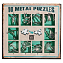 Albi Sada 10 kovových hlavolamov zelená, vek 7+