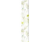 Ditipo Darčekový baliaci papier 70 x 200 cm biely lúčne kvety