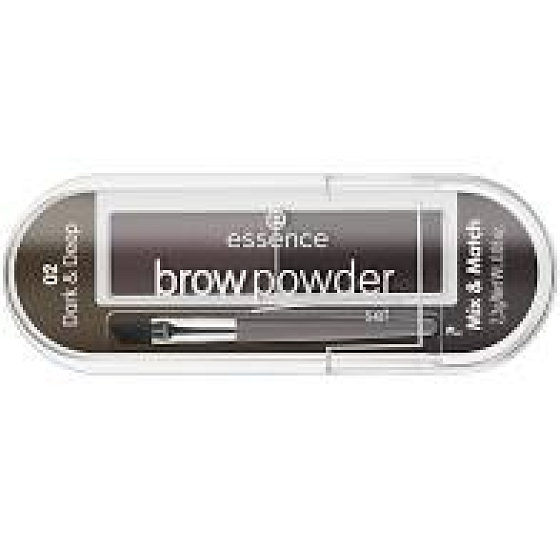 Essence Set na úpravu obočia 02 dark & deep 2,3 g