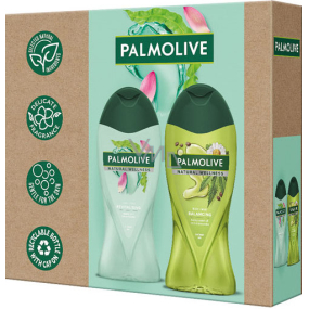 Palmolive Natural Wellness Revitalising sprchový gél 500 ml + Natural Wellness Balancing sprchový gél 500 ml, kozmetická sada