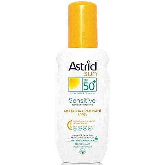 Astrid Sun Sensitive OF50 + Mlieko na opaľovanie sprej 150 ml