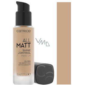 Catrice All Matt Shine Control make-up 027 Neutral Amber Beige 30 ml