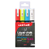 Uni Mitsubishi Chalk Marker Tekuté kriedové fixy mix farieb 1,8-2,5 mm, sada 4 farieb, PWE-5M