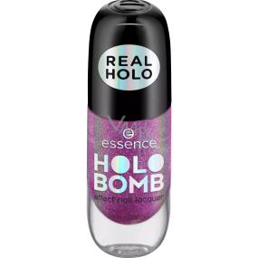 Essence Holo Bomb lak na nechty s holografickým efektom 02 Holo Moly 8 ml