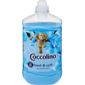 Coccolino Blue Splash koncentrovaný zmäkčovač tkanín 68 dávok 1,7 l