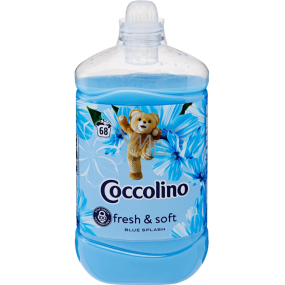 Coccolino Blue Splash koncentrovaný zmäkčovač tkanín 68 dávok 1,7 l