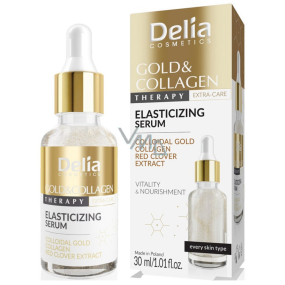 Delia Cosmetics Gold Collagen Therapy Sérum na podporu pružnosti 30 ml