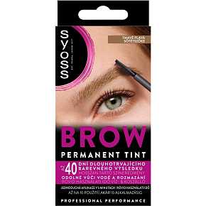 Syoss Brow Tint permanentná farba na obočie Tmavá blond 17ml