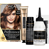 L'Oreál Paris Préférence farba na vlasy 6.0 tmavá blond