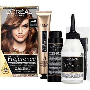 L'Oreál Paris Préférence farba na vlasy 6.0 tmavá blond