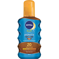 Nivea Sun Protect & bronze OF 20 olej na opaľovanie podporujúci zhnednutie, 200 ml
