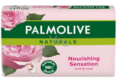 Palmolive Naturals Nourishing Sensation Milk & Rose Tuhé toaletné mydlo 90 g