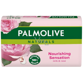 Palmolive Naturals Nourishing Sensation Milk & Rose Tuhé toaletné mydlo 90 g