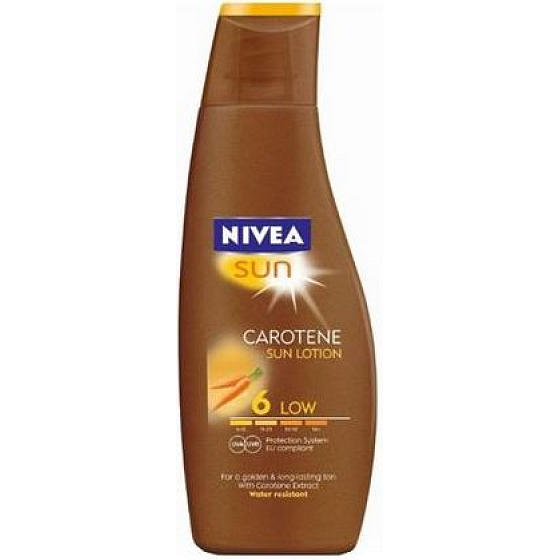 Nivea Sun OF6 Beta-karotén mlieko na opaľovanie 200 ml