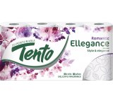 Tento toaletný papier Ellegance Pink Decor 150 kusov 3 vrstvový 8 kusov