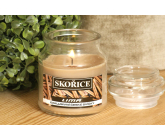Lima Aroma Dreams Škorica aromatická sviečka pohárik s viečkom 120 g