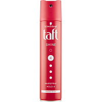 Taft Shine lesk, lak na vlasy so silnou fixáciou a intenzívnym leskom, sila fixácie 4, 250 ml