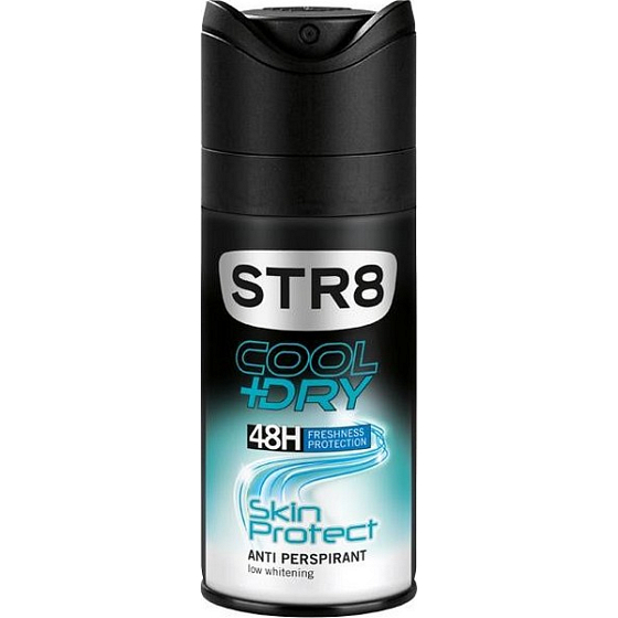 Str8 Cool + Dry Skin Protect 48h antiperspirant deodorant sprej pre mužov 150 ml