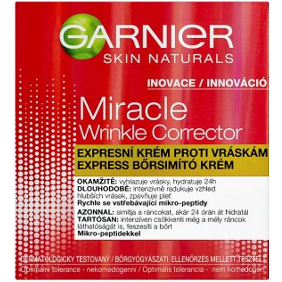 Garnier Skin Naturals Miracle Wrinkle Corrector denný expresný krém proti vráskam 50 ml