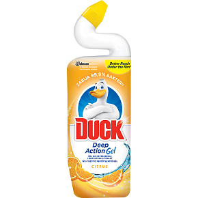 Duck 5v1 Citrus WC tekutý čistič s citrusovou vôňou, 750 ml