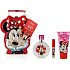 Disney Minnie Mouse toaletná voda pre dievčatá 50 ml + sprchový gél 60 ml + lesk na pery 2,3 g, kozmetická sada