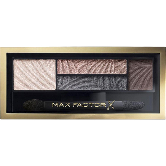 Max Factor Smokey Eye Dráma Kit 2v1 očné tiene a púder na obočie 02 Lavish Onyx 1,8 g