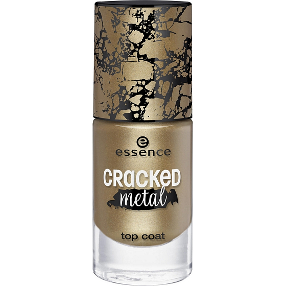 Essence Cracked Metal Top Coat krycí lak na nechty 35 Crack Is Back! 8 ml