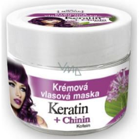 Bion Cosmetics Keratín & Chinín krémová vlasová maska 260 ml