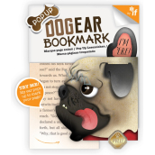 If Bookmark Dogear Záložka psie uši Mops 98 x 5 x 90 mm