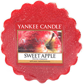 Yankee Candle Sweet Apple - Sladké jablko vonný vosk do aromalampy 22 g
