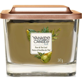 Yankee Candle Pear & Tea Leaf - Hruška a čajové lístky sójová vonná sviečka Elevation strednej sklo 3 knôty 347 g