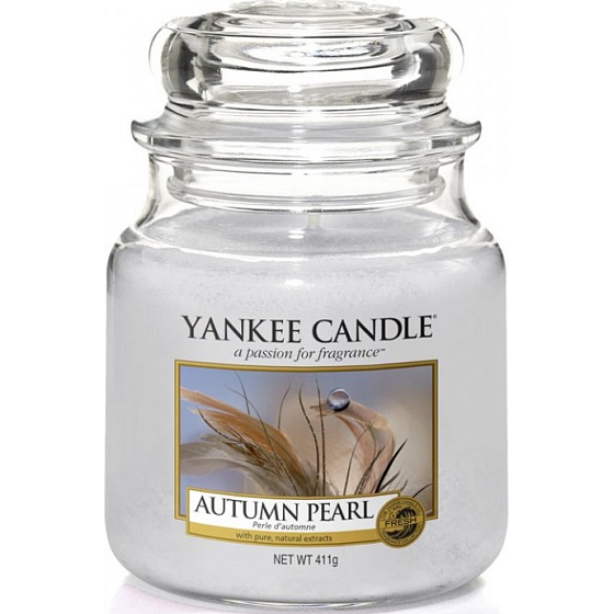 Yankee Candle Autumn Pearl - Jesenné perla vonná sviečka Classic strednej sklo 411 g