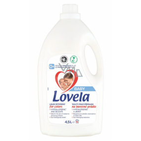 Lovela Baby Farebná bielizeň Hypoalergénny, jemný tekutý prací prostriedok 50 dávok 4,5 l