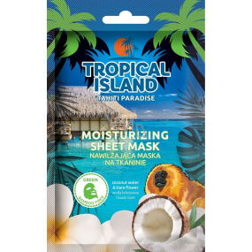 Marion Tropický ostrov Tahiti Paradise textilné pleťová maska hydratačná 1 kus