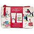 Heathcote & Ivory Festive Party Animals krém na ruky 30 ml + dezinfekcia na ruky 15 ml + kozmetická taška, kozmetická sada