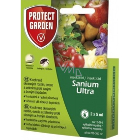 Protect Garden Sanium Ultra insekticídny prípravok na ochranu okrasných rastlín, ovocia a zeleniny 2 x 5 ml