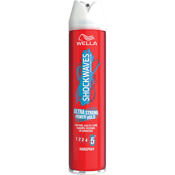 Wella shockwaves Ultra Strong Power Hold veľmi silno tužiaci lak na vlasy 250 ml