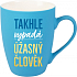 Albi Velvet hrnček Amazing man tyrkysový 300 ml