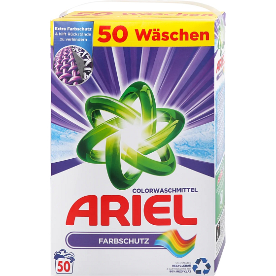 Ariel Dach Color+ univerzálny prací prášok na farebné oblečenie 50 dávok 3,25 kg