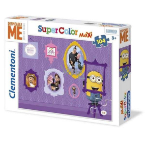 Clementoni Puzzle Maxi SuperColor Me, Padouch 104 dielikov, odporúčaný vek 3+