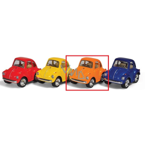 EP Line Volkswagen Little Beetle naťahovacie auto oranžová 5 x 3 x 3 cm