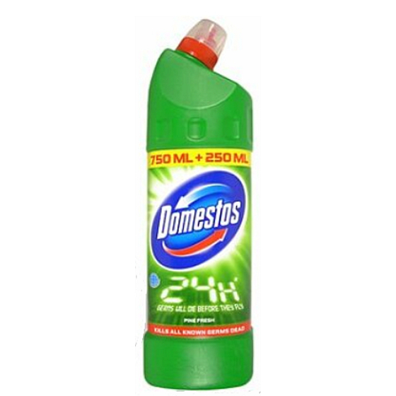 Domestos 24h Pine Fresh tekutý dezinfekčný a čistiaci prostriedok 1000 ml