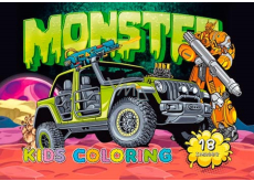 Ditipo Omaľovánky Cars Monster 10 strán A4 210 x 297 mm