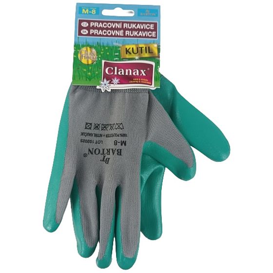 Pracovné rukavice Clanax Kutil M-8, 1 pár