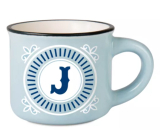 Hrnček na espresso Albi - písmeno J 45 ml